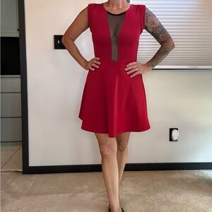 Guess Elegant Red Dress
